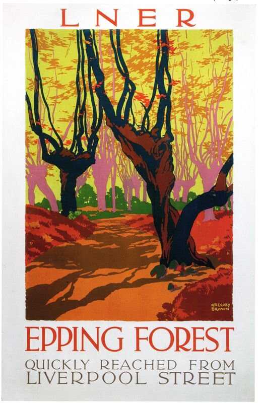 Vintage LNER Epping Forest Railway Poster A4/A3/A2/A1 Print