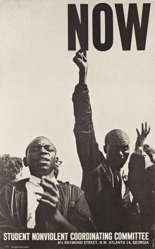 Vintage 1960's American Civil Rights Movement Poster Print A3/A4