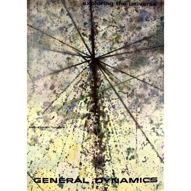 Mid Century Eames Era 1950’s General Dynamics Atoms For 