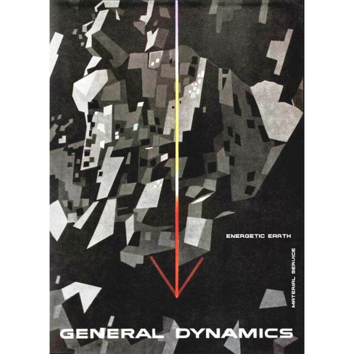 Mid Century Eames Era 1950’s General Dynamics Geological 