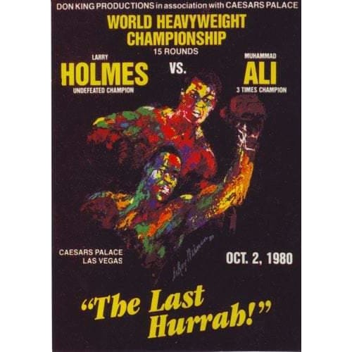 Muhammad Ali Larry Holmes Boxing Poster A3/A2/A1 Print - 