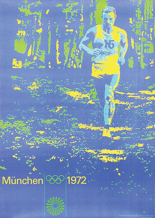 1972 Munich Olympics Modern Pentathalon Poster A3/A4 Print