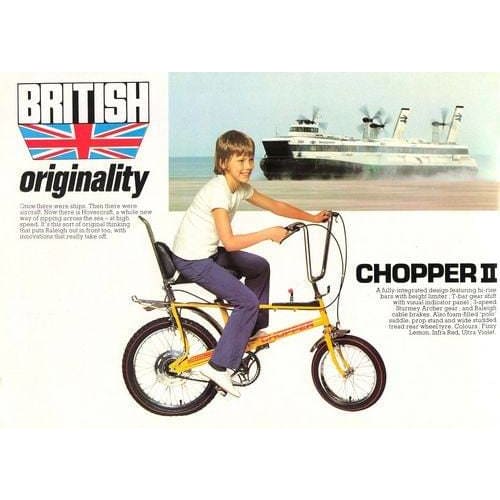 Raleigh Chopper 1970’s Advertising Poster A3 Reprint - A3 - 