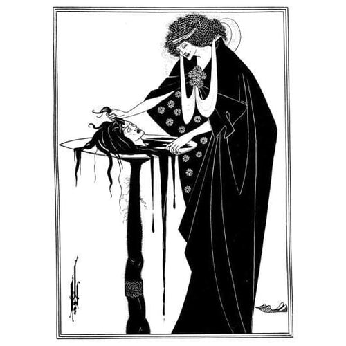 Salome Illustration From Ocsar Wilde’s Play By Aubrey 