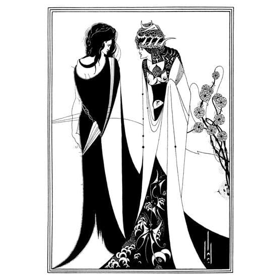 Salome Illustration From Ocsar Wilde’s Play By Aubrey 