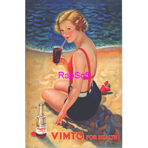 Vintage Vimto Advertisement  Poster A3/A2/A1 Print