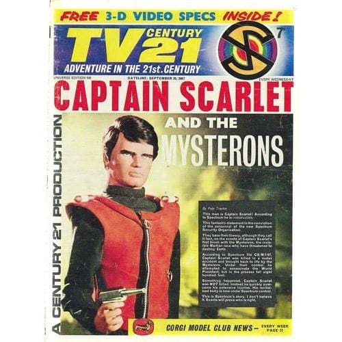 TV21 Captain Scarlet Cover A3 Poster Print - A3 - Posters 