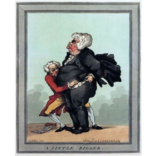 Vintage 18th century British Political Satire Bigger 