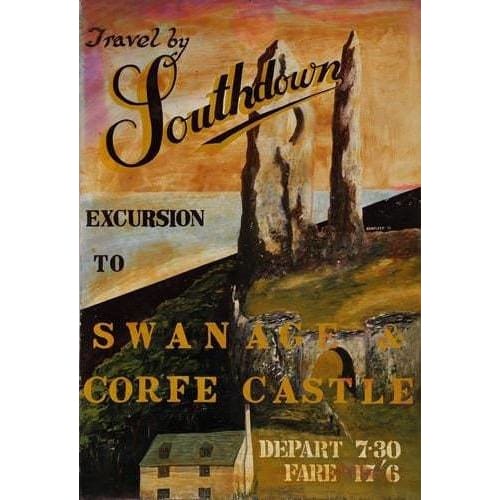 Vintage 1920’s Southdown Bus Excursion to Swanage Corfe 