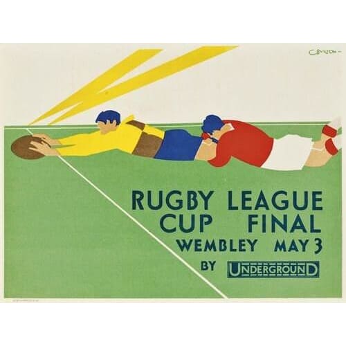 Médaille Bronze Vintage De La Finale De La Challenge Cup - Rugby League