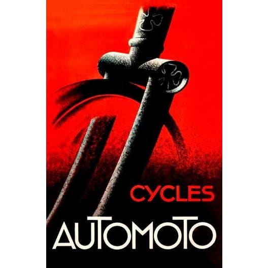 Vintage 1930’s Cycles Automoto Italian Bicycle Racing 