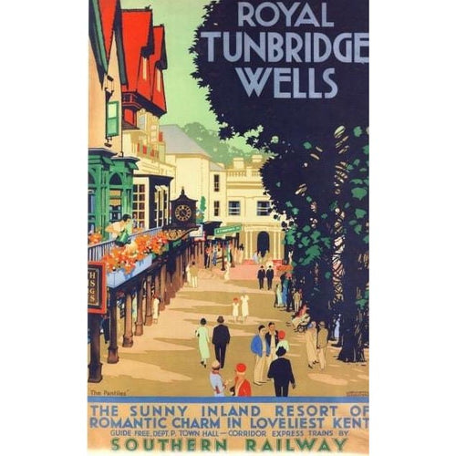 Vintage 1930’s Southern Railway Royal Tunbridge Wells 