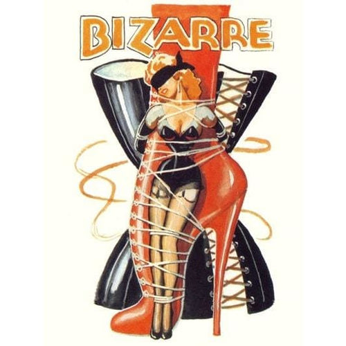 Vintage 1940’s Bizarre Fetish Magazine Cover No.27 Art A3 