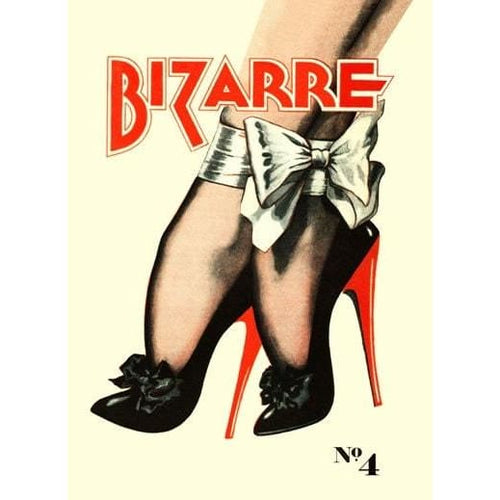 Vintage 1940’s Bizarre Fetish Magazine Cover No.4 Art A3 