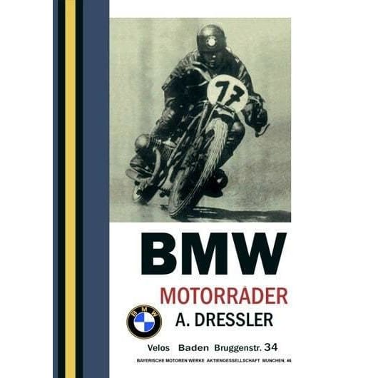 Vintage 1950’s BMW Motorbike Motorcycle Racing A3 Poster 