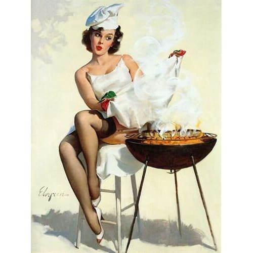 Vintage 1950’s Pin Up 4 Poster A3/A2/A1 Print - Posters 