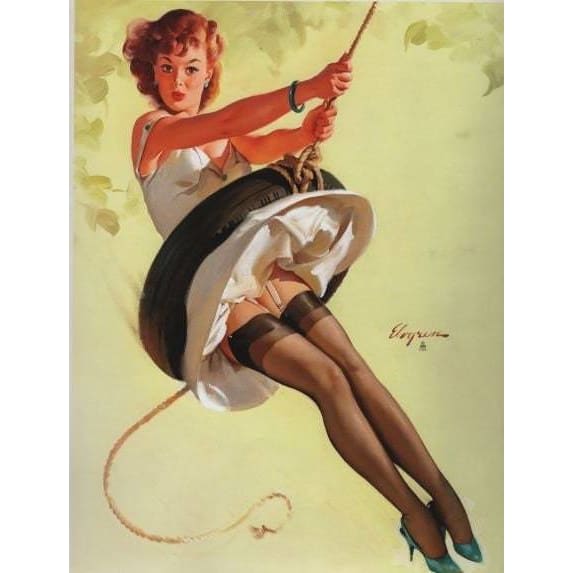 Vintage 1950’s Pin Up Art 3 Poster A3/A2/A1 Print - Posters 