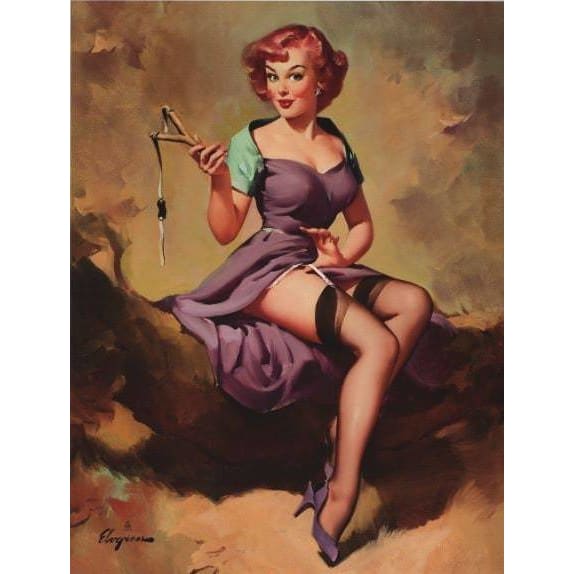 Vintage 1950’s Pin Up Art 7 Poster A3/A2/A1 Print - Posters 