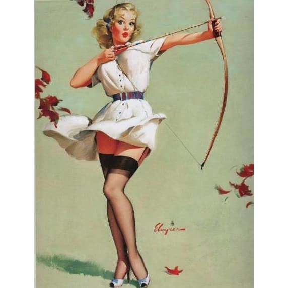 Vintage 1950’s Pin Up Art 8 Poster A3/A2/A1 Print - Posters 