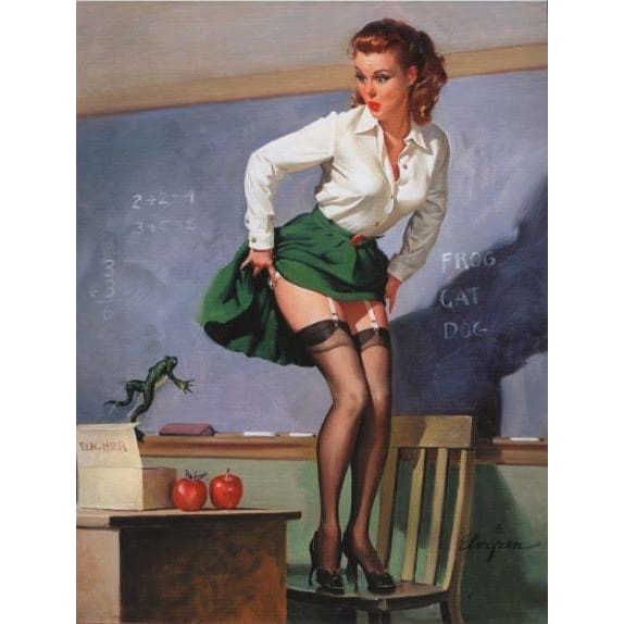 Vintage 1950’s Pin Up Art 9 Poster A3/A2/A1 Print - Posters 