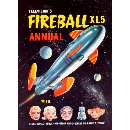 Vintage 1960’s Gerry Anderson Fireball XL5 Annual Cover A3 