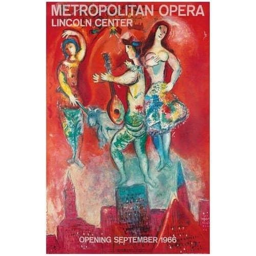 Vintage 1966 Carmen Metropolitan Opera Poster Print A3 - A3 