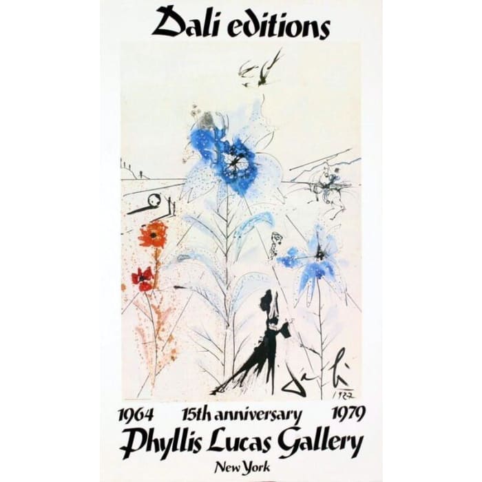 Vintage 1979 Salvador Dali New York Art Exhibition Tourism 