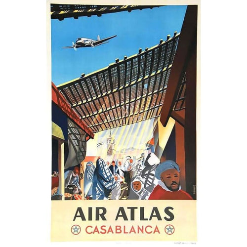 Vintage Air Atlas Flights to Casablanca Morocco Airline 