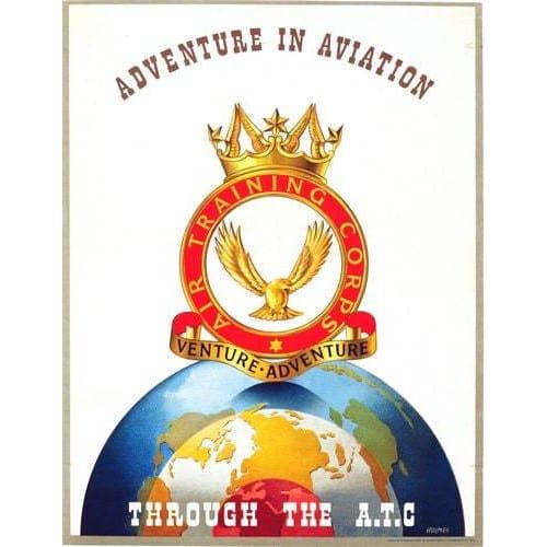 Vintage Air Training Corps Recruitment Poster A3/A4 Print - 