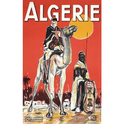 Vintage Algeria Tourism Poster 2 A3 Print - A3 - Posters 
