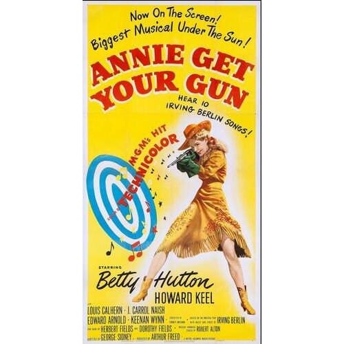 Vintage Annie Get Your Gun Movie Poster A3/A4 Print - 