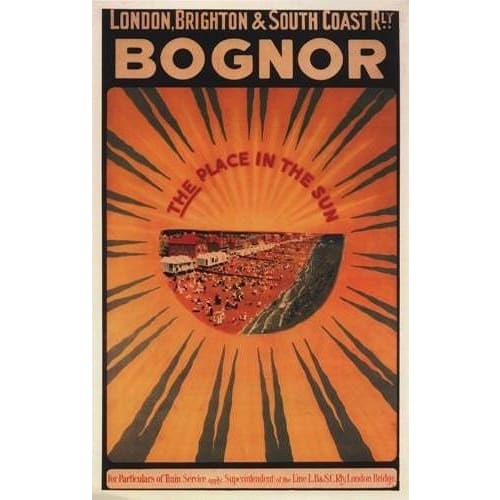 Vintage Brighton Railway Bognor Regis Railway Poster – Vintage Poster ...