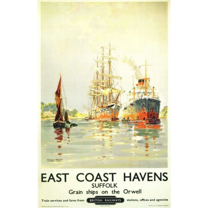 Vintage British Rail East Coast Havens River Orwell Railway 