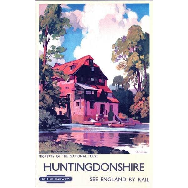Vintage British Rail Houghton Mill Hertfordshire Railway 