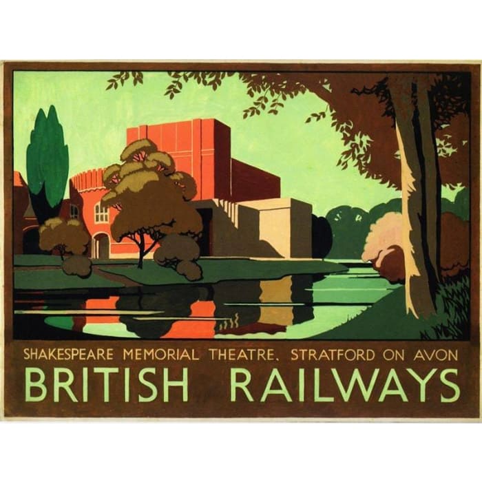 Vintage British Rail Stratford Upon Avon Theatre Railway 