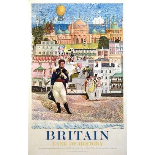 Vintage British Tourist Board Britain Land Of History 