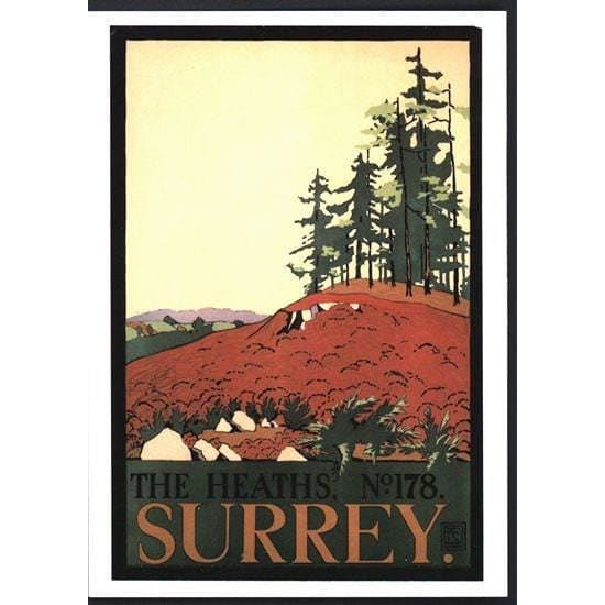 Vintage Bus Company Surrey Heaths Poster A3/A2/A1 Print - 