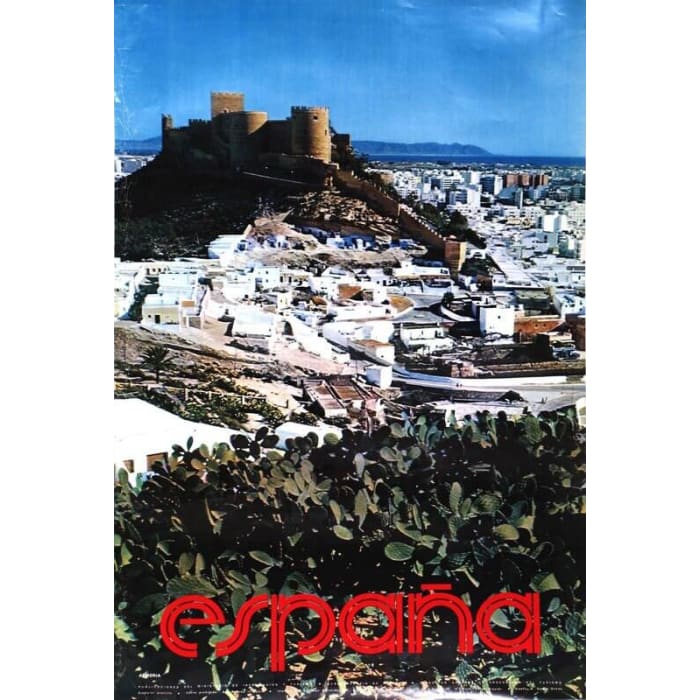 Vintage Castles In Spain Tourism Poster Print A3/A4 - 