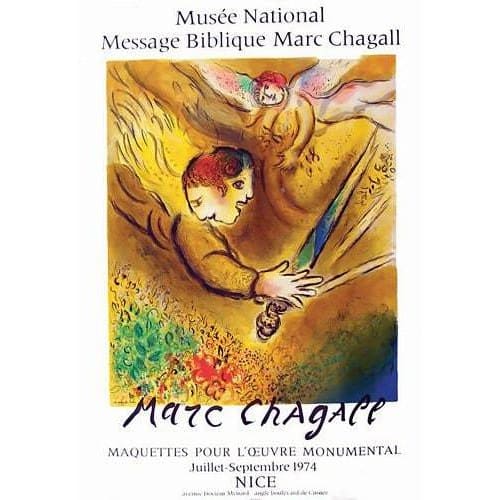 Vintage Chagall 1974 Nice Musee National Art Exhibition 