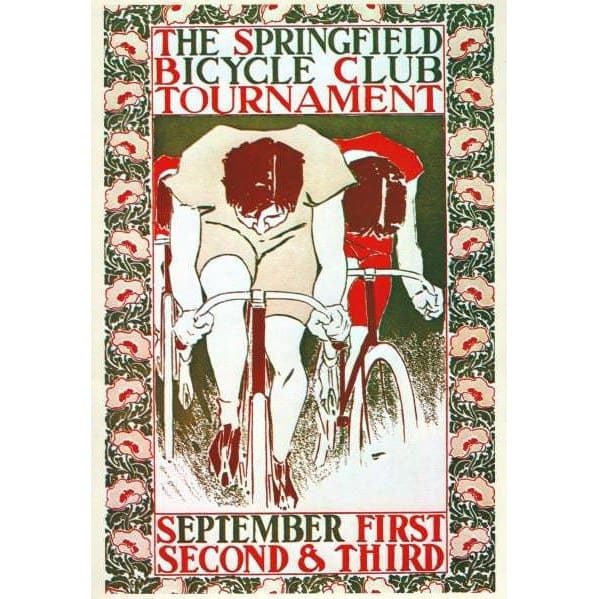 Vintage Early 20th Century American Cycling Competition 