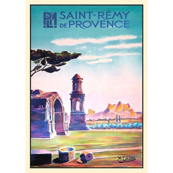Vintage French Railways Saint Remy De Provence Tourism 