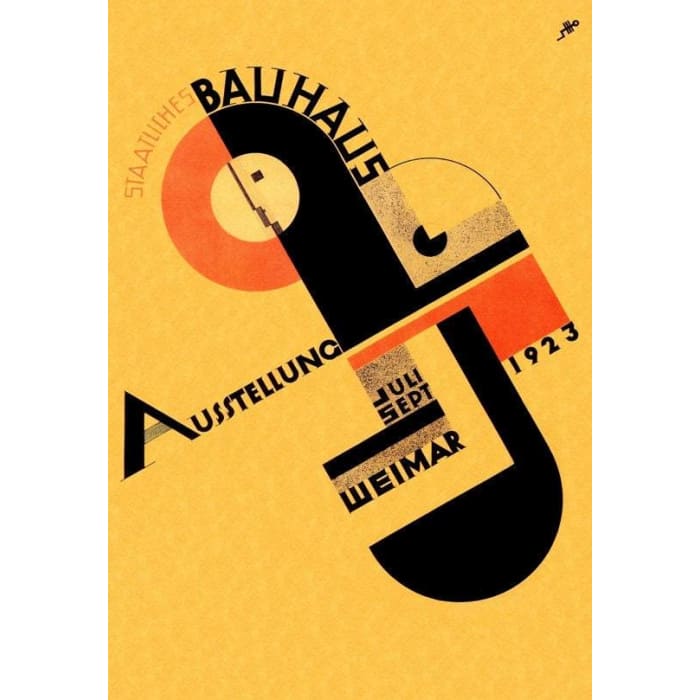 Vintage German 1920’s Bauhaus School Of Design Dessau Weimar – Vintage ...