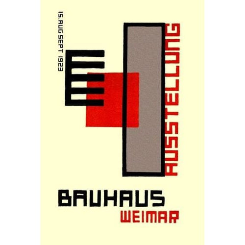 Vintage German 1920’s Bauhaus School Of Design Dessau Weimar