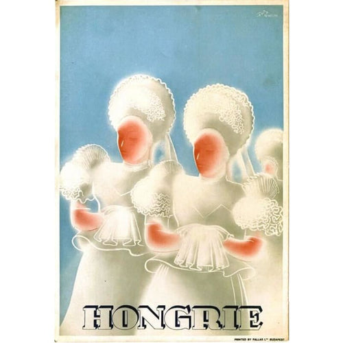 Vintage Hungary Tourism Poster Print A3/A4 - Posters Prints 