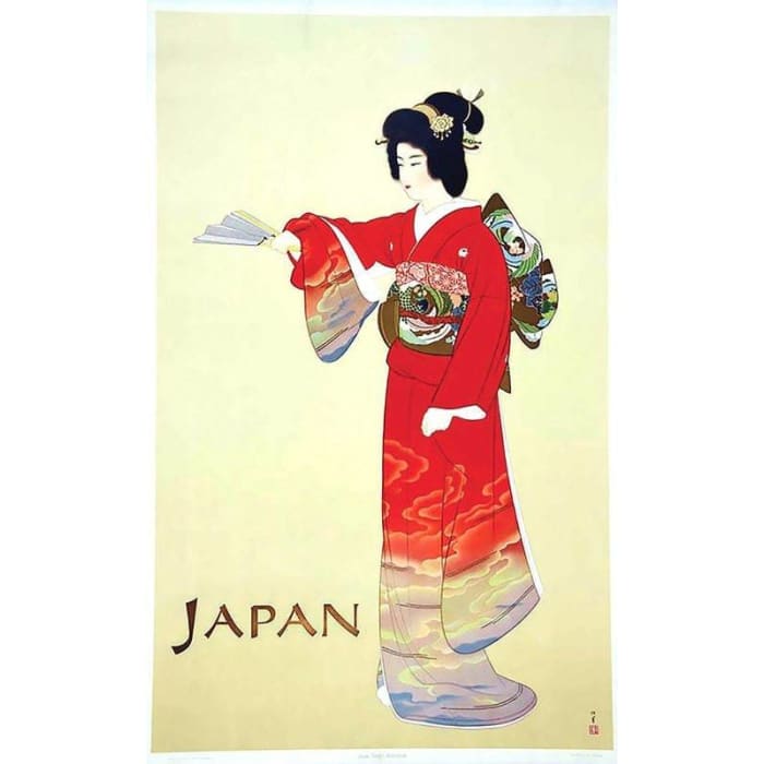 Vintage Japan Tourism Poster Print A3/A4 - Posters Prints & 
