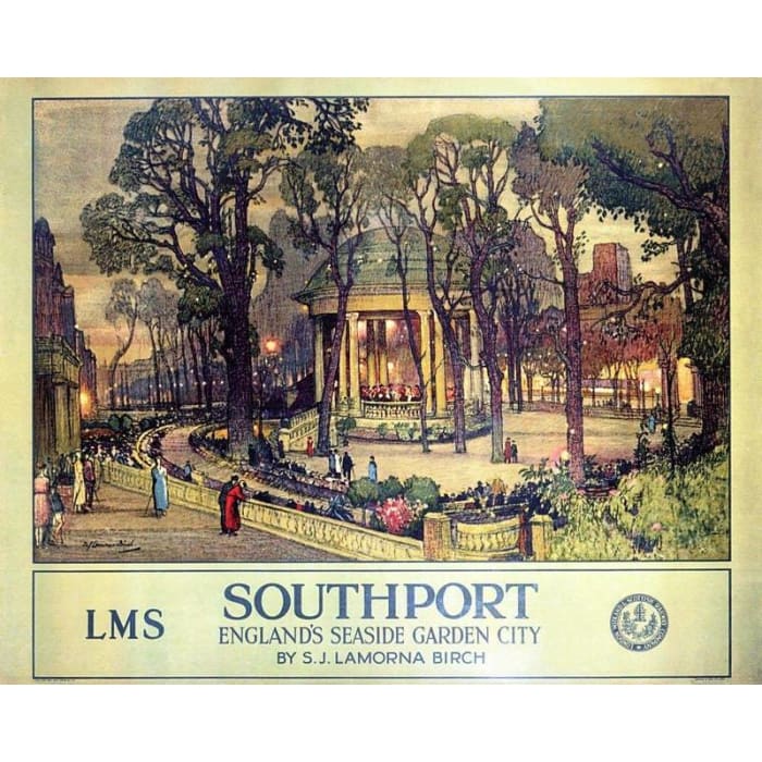 Vintage LMS Southport England’s Seaside Garden City Railway 