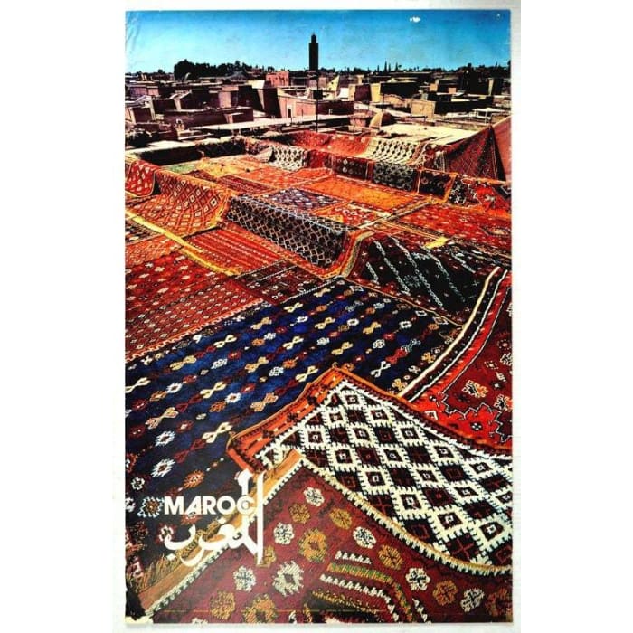 Vintage Morocco Tourism Poster Print A3/A4 - Posters Prints 