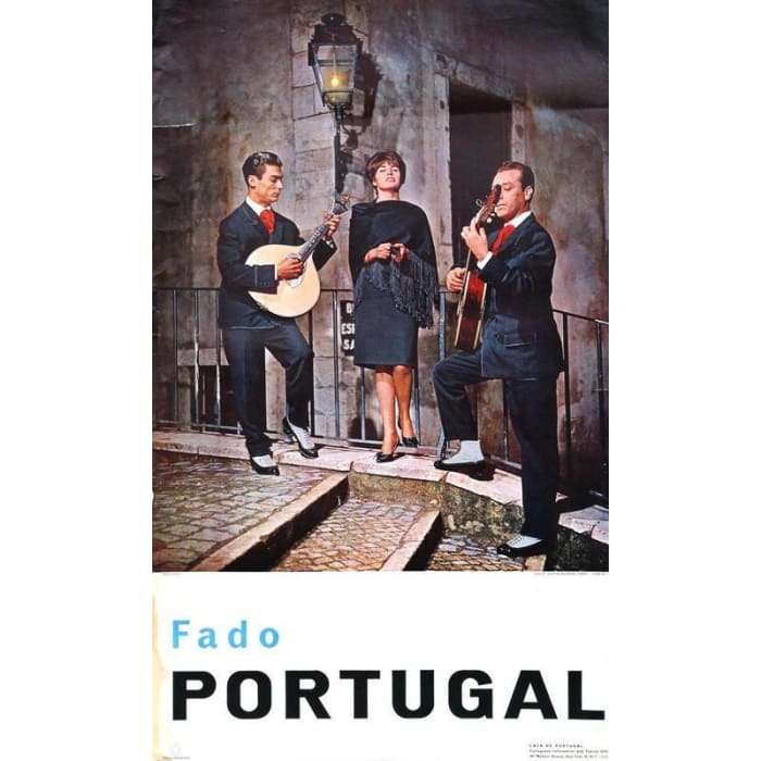 Vintage Portugal Fado Tourism Poster Print A3/A4 - Posters 
