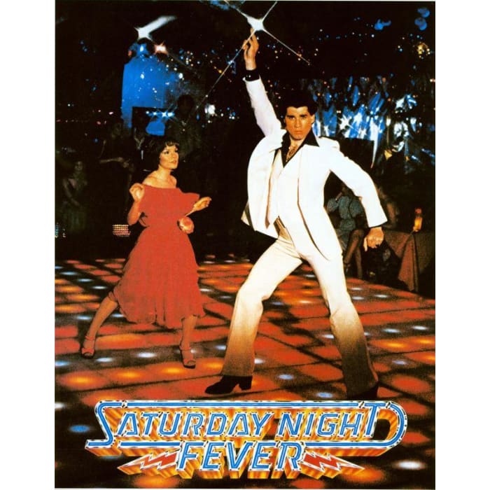 Vintage Saturday Night Fever Movie Poster Print A3/A4 - 