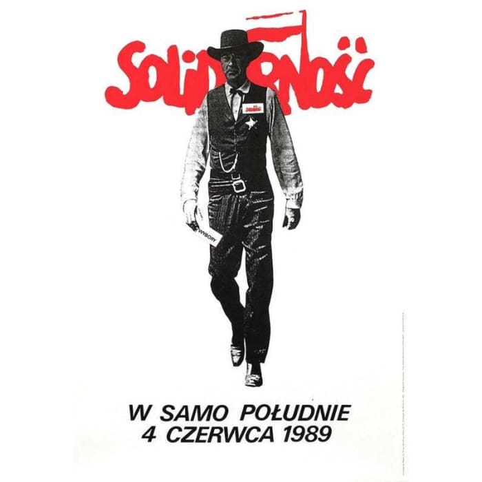 Vintage Solidarity Polish Trades Union Poster Print A3/A4 - 